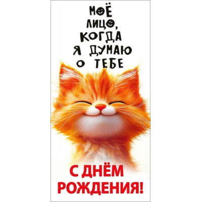 Большое фото товара - 10000966 С Днем рождения! (конверт для денег), (Хорошо), 13-1019905. Вариант №1