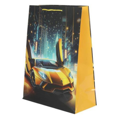 Большое фото товара - Пакет Бумажный 33,5*45*15 (XL) Авто ламб PXL-127532-LMB, (Huada Toy Co.,Ltd), 13-1020648. Вариант №1