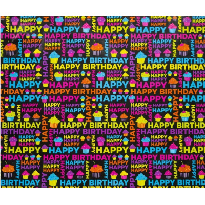 Большое фото товара - Бумага упаковочная 51*75 Happy (глянцевая) 35074, (Yiwu Yixuan Cultural Supplies Co., Ltd), 13-1023507. Вариант №1