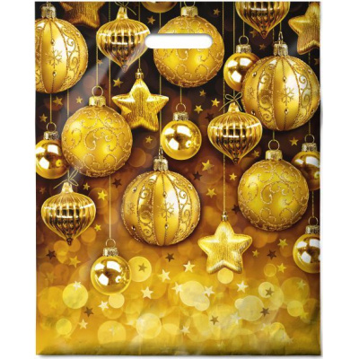 Большое фото товара - Пакет Полиэтиленовый 38*47 С Новым годом! Фурор 134358, (ООО "Интерпак"), 13-1027795. Вариант №1
