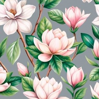 Большое фото товара - Салфетки бумажные Bouquet Home Collection Classic. Цветущая магнолия (33*33см, 3-слоя, 20шт.) 25744, (ООО "Русская бумага АЛЛ Продукция"), 13-1029747. Вариант №1