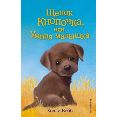 Большое фото товара - ДобрыеИсторииОЗверятах Вебб Х. Щенок Кнопочка, или Умная малышка, (Эксмо,Детство, 2024), 7Б, c.144, 13-699485. Вариант №1