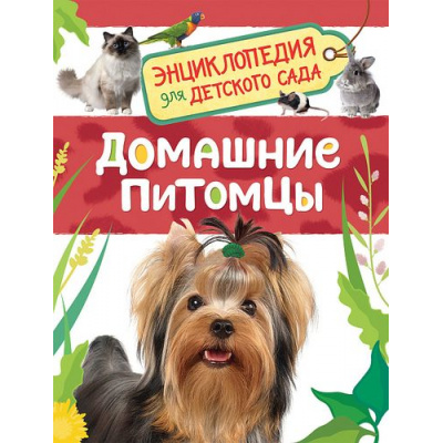 Большое фото товара - ЭнциклопедияДляДетскогоСада Домашние питомцы, (Росмэн/Росмэн-Пресс, 2021), 7Бц, c.48, 13-726907. Вариант №1