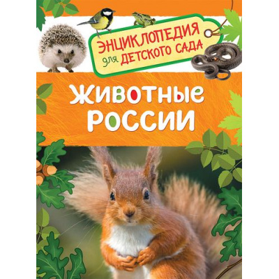 Большое фото товара - ЭнциклопедияДляДетскогоСада Животные России, (Росмэн/Росмэн-Пресс, 2026), 7Бц, c.48, 13-726908. Вариант №1