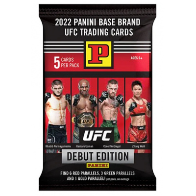 Большое фото товара - PANINIКарточки UFC 2022/АБЧ 2022 (1 пакет с 5 карточками) (код альбома 920898), (ООО "ИЗДАТЕЛЬСТВО ПАНИНИ РУС", 2022), Л, 13-920914. Вариант №1