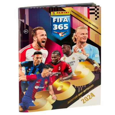 Большое фото товара - PANINIАльбомДляКоллекционированияНаклеек FIFA 365-2024 (код наклеек 966850), (ООО "МДМ-Печать", 2024), Обл, c.64, 13-966849. Вариант №1