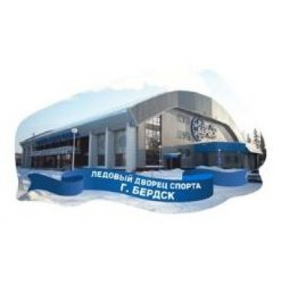 Большое фото товара - Сувенир Магнит г. Бердск Ледовый дворец спорта (дерево) (вырубка) БрД04, (ООО "Апилка"), 13-979788. Вариант №1