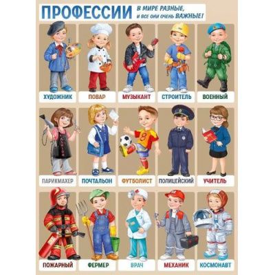 Большое фото товара - 2222600 Плакат "Профессии!" (А2), (ИмперияПоздр), 13-979815. Вариант №1