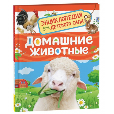 Большое фото товара - ЭнциклопедияДляДетскогоСада Домашние животные (Травина И.В.), (Росмэн/Росмэн-Пресс, 2025), 7Бц, c.48, 13-993706. Вариант №1
